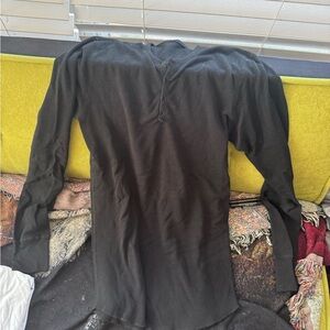 Black Long Sleeve Men's Shirt
